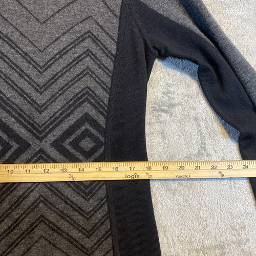 PrAna Dress Women's Sz M Gray Black Wool Blend Delia Preppy Career Gorpcore - Picture 7 of 12