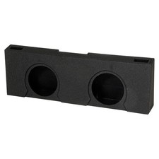 QPower "QBOMB" Chevy/GMC Crew Cab '07-'13 Dual 12" Vented Empty Woofer Box