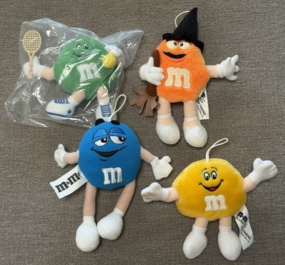 M&M s Set of 4 Plush Toy Fun Friends 90s Vintage Candy Character Toys