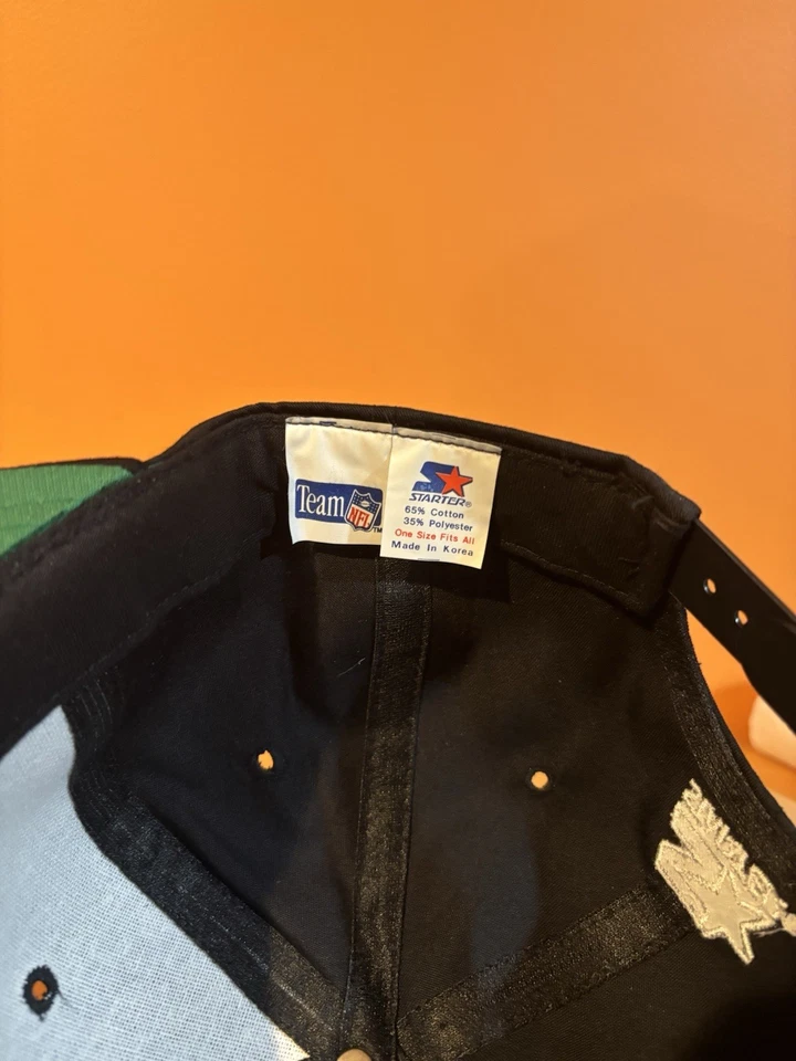 De colección Tampa Bay Buccaneers Creamsicle Años 90 Starter SnapBack Sombrero Raro Foto 3 de 4