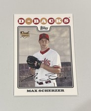2008 Topps Max Scherzer RC #UH280