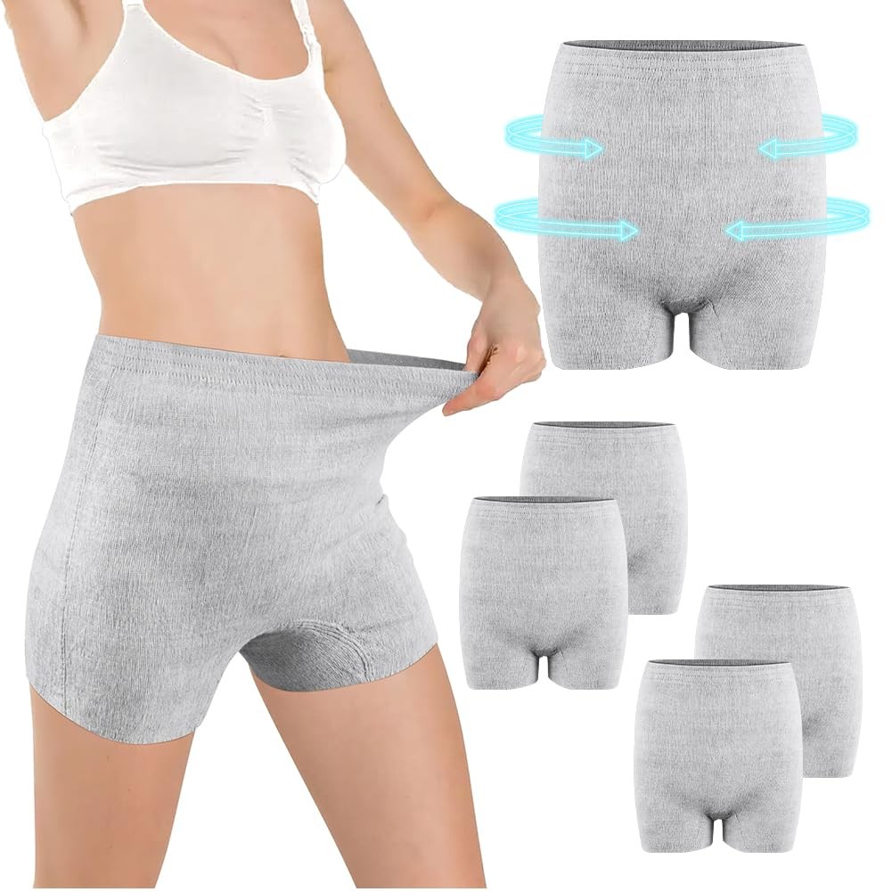Wochenbett Unterhosen Damen elastisch atmungsaktiv für Inkontinenz und Kaisersch