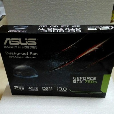 ASUS NVIDIA GeForce GTX 750 Ti 2GB GDDR5 2 DVI-D 1 HDMI Graphics Card