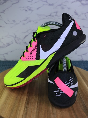 Nike Zoom Rival XC 6 Cross Country Spikes Volt Nero Rosa DX7999-700 Uomo Taglia 10 - Foto 4 di 24