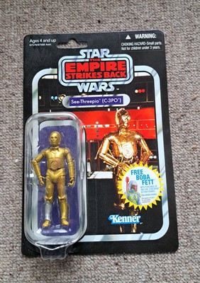 STAR WARS VINTAGE SAMMLUNG - ESB-C3 PO - KARTONFIGUR - SEHR GUTER ZUSTAND 06