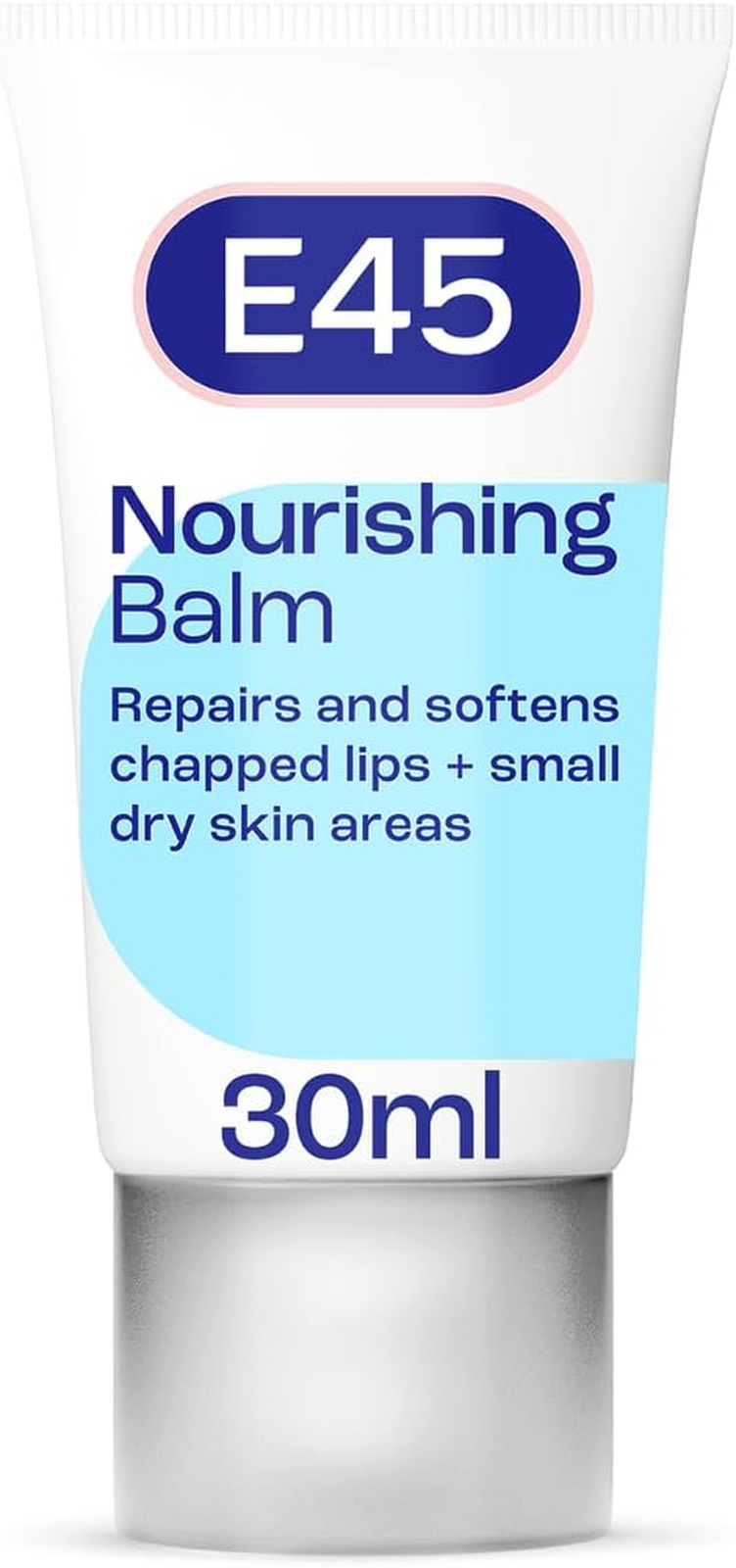 E45 Lips & Dry Skin Lip Balm - Moisturising Natural Lip Balm for Dry & Cracked L