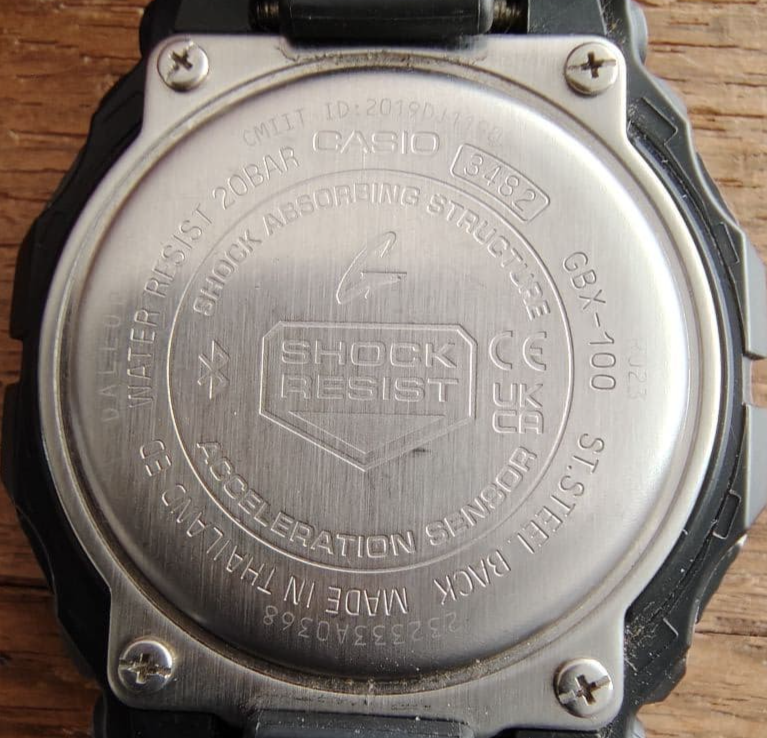 CASIO G-SHOCK 3482 GBX-100-1JF G-LIDE Moon Tide Bluetooth Digital