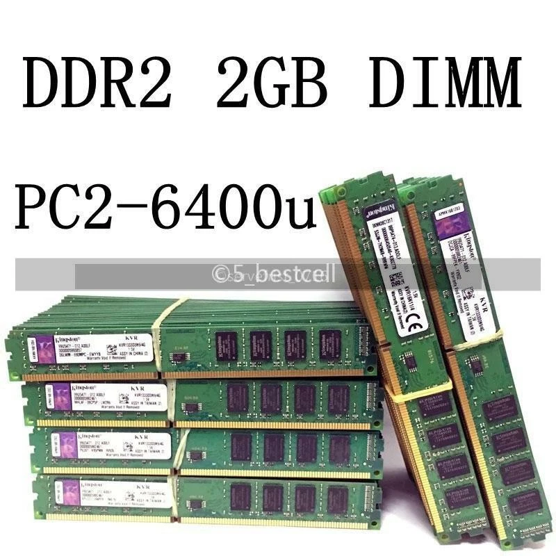 Kingston PC2-6400 DDR2-800 2GB RAM for sale | eBay