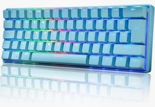 Magic Refiner MK21 Professional  Mechanical Keyboard Baby Blue 60% RGB Backlit