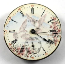 Vintage Elgin Grade 354 0s 15J Hunting Pocket Watch Movement lot.en