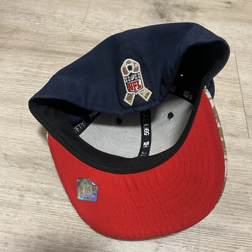 New England Patriots Hat Size 7 1/2 NFL New Era Fitted 5950 Camouflage Tom Brady - Picture 3 of 6