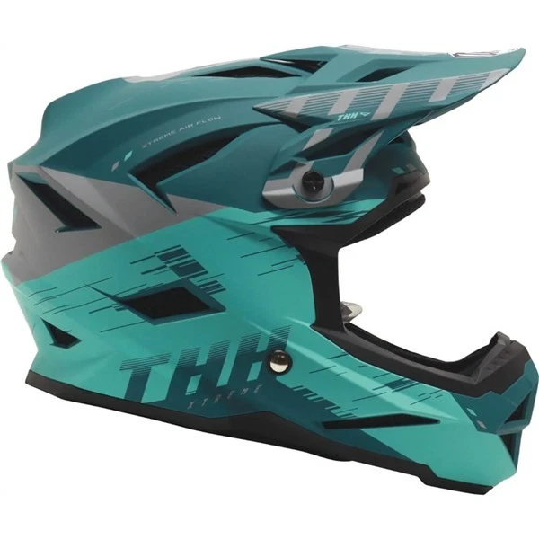 Casco BMX juvenil THH T-42 Xtreme | verde/verde claro/gris Foto 4 de 4