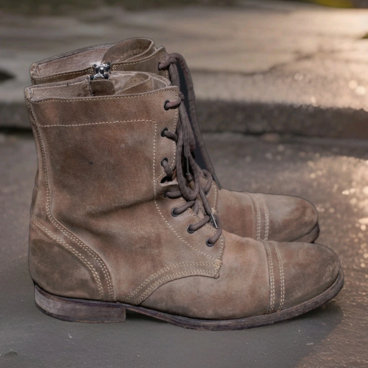 AllSaints Zip Suede Boots for Men for sale | eBay