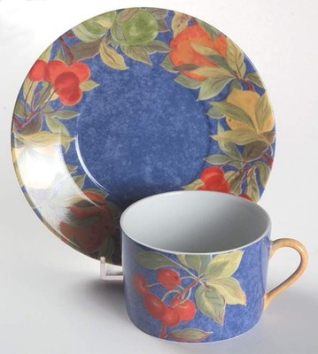 Laure Japy Jardin Bleu Cup & Saucer 6463713 | eBay