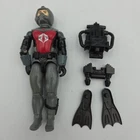 GI Joe ARAH V1 1985 EELS Cobra Frogman W/Accessories