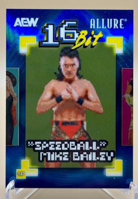 2026 Upper Deck Allure AEW 16-Bit SSP Insert Card #B-15 ''Speedball'' Mike Bailey