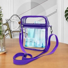 Clear Crossbody Bag See through Clear Purse Bag for Concerts Sports Travel
