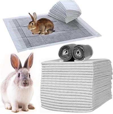 Kathson 100Pcs Rabbit Pee Pads 1813In Disposable Guinea Pig Cage Liners Super