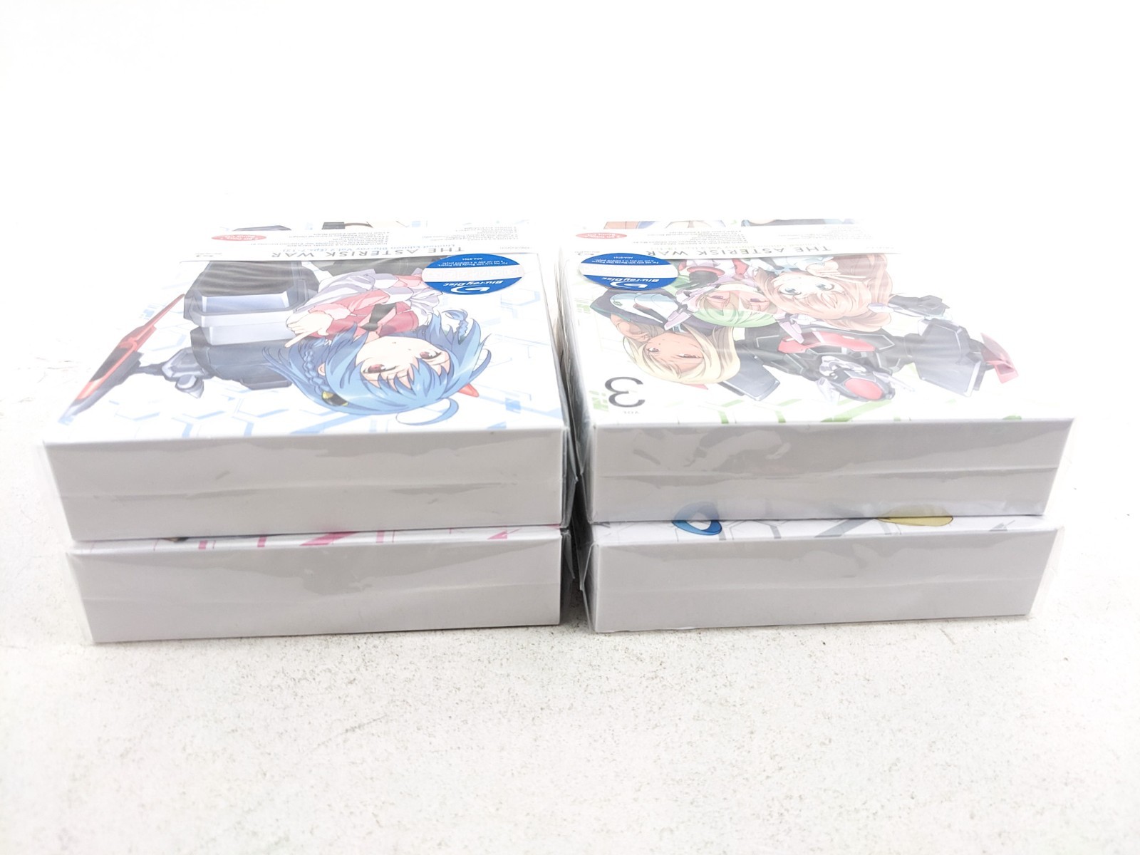 The Asterisk War Volume 1-4 Limited Edition (Blu-ray, Aniplex of America)