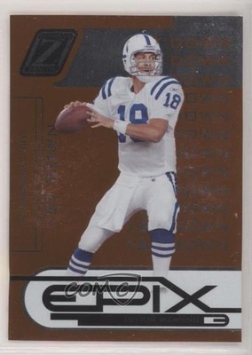 2005 Donruss Zenith Epix 1st Down Orange 460/1000 Peyton Manning #E-20 HOF 1m8