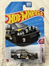 Hot Wheels 113/250- Compact Kings Series 4/10 - BLACK FORD ESCORT