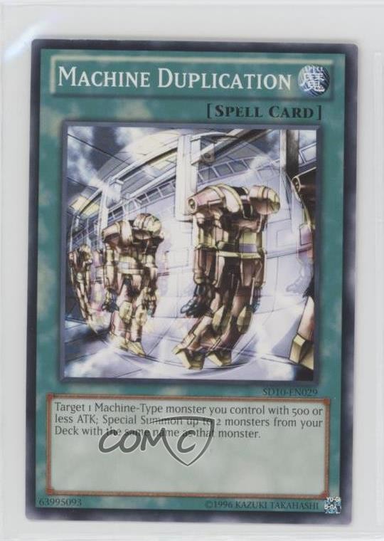Machine Duplication Unlimited YuGiOh Re-Volt Structure Deck #SD10-EN029 2007