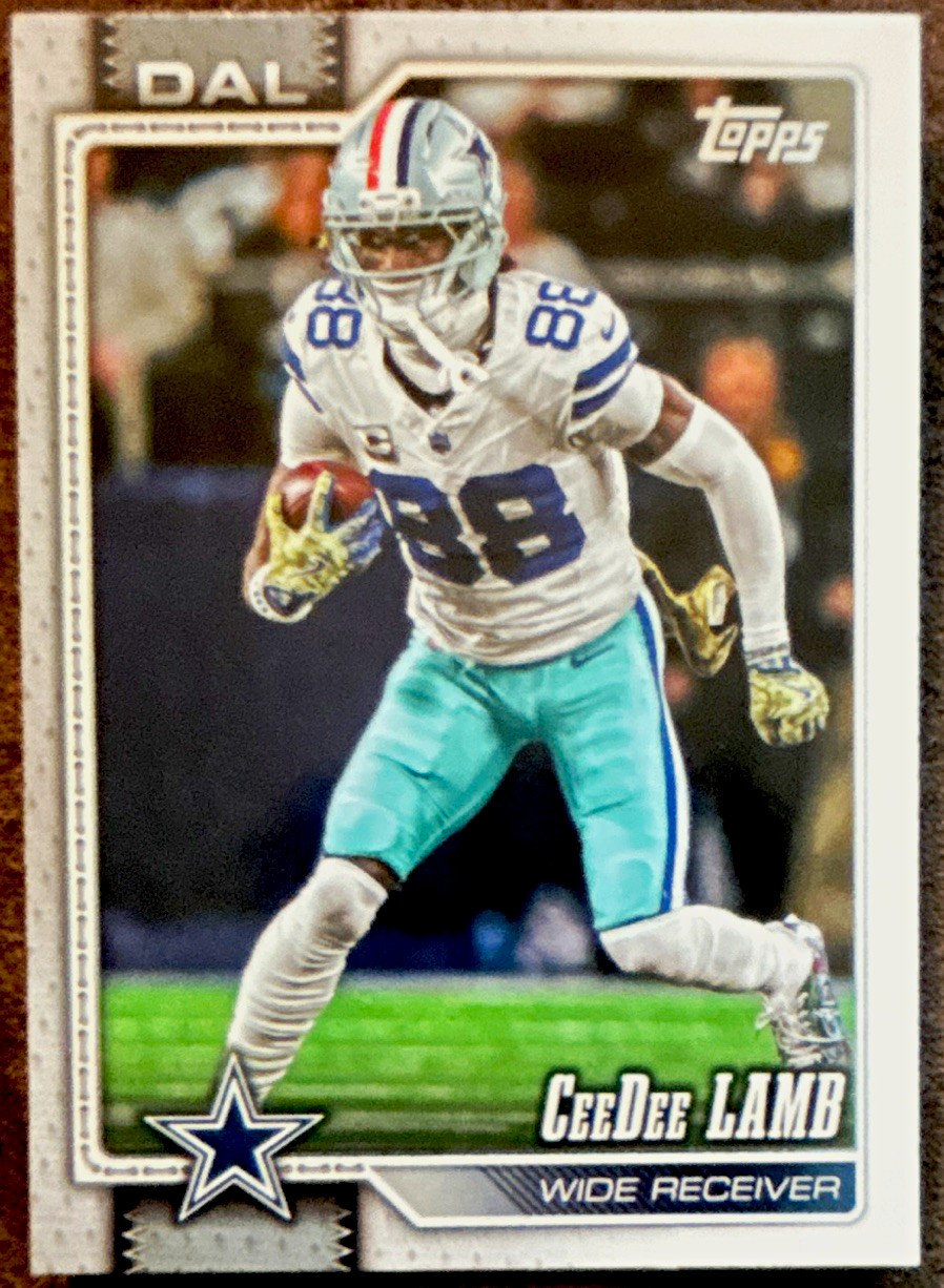 Topps 2026 CeeDee Lamb Dallas Cowboys Base Set Football Card #54