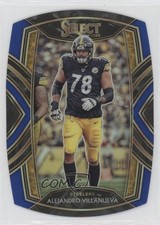 2020 Panini Select Club Level Blue Prizm Die-Cut Alejandro Villanueva #233 0it8