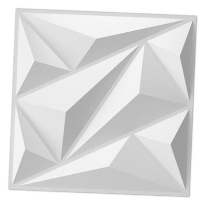 Art3dwallpanels Pack 3D Wall Panel Diamond for Interior Wall Décor, PVC 33