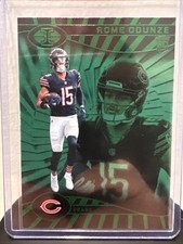 2024 Panini Illusions - Rome Odunze #14 Trophy Collection Emerald (RC)
