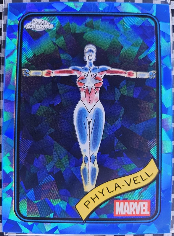 2025 Topps Chrome Sapphire Marvel Phyla-vell Base