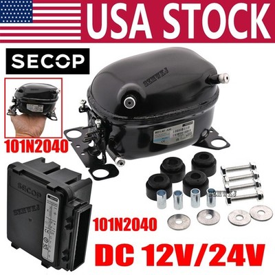 SECOP 1.4F Micro Compressor Refrigerator Parts W/ 12V/24V DC 101N2040 Controller