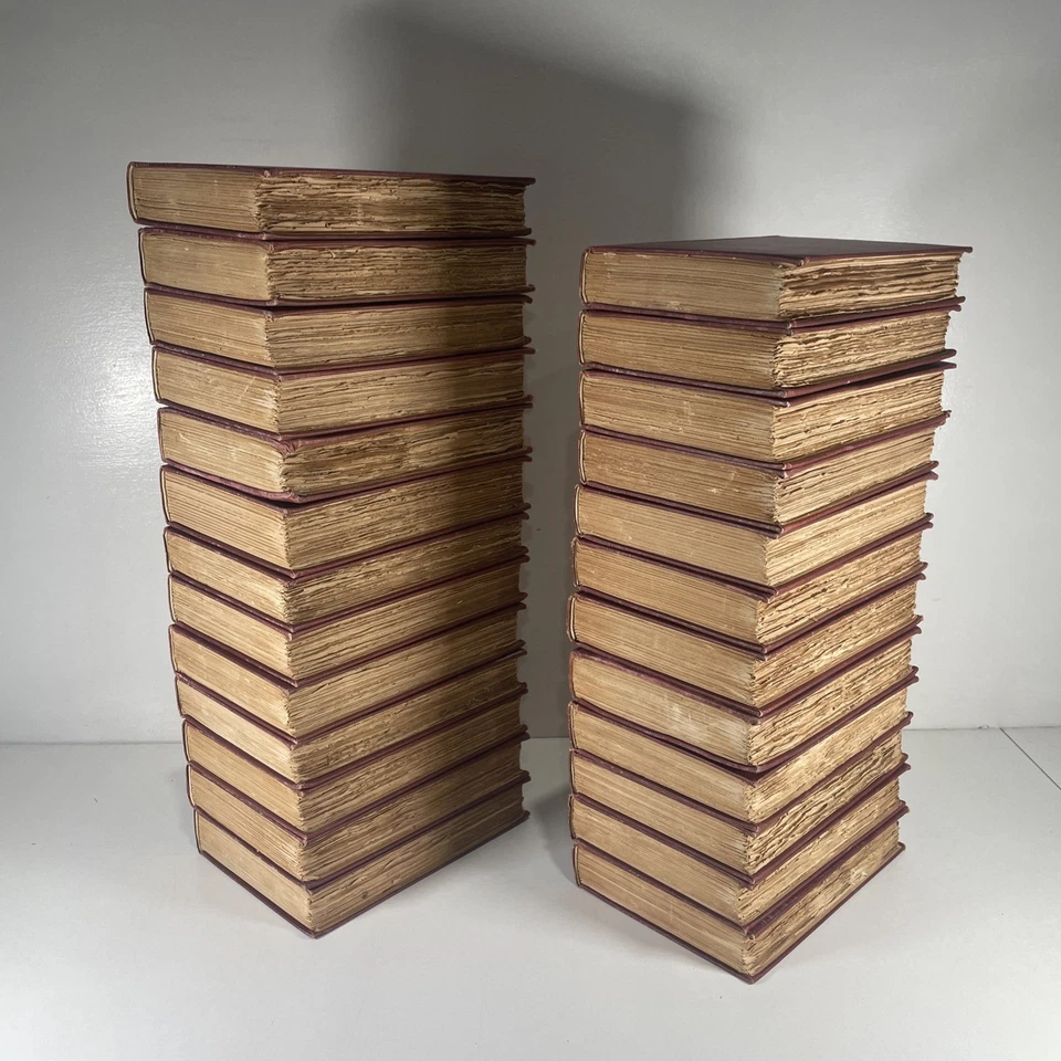 1900 Works of James Fenimore Cooper Set of 25 Illustrated Beacon Edition Foto 4 de 4