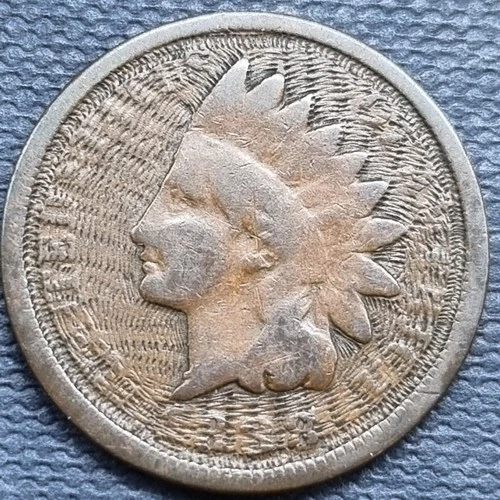 1888 Indian Head Cent 1c XF Uniquely Tooled Art Piece #98652