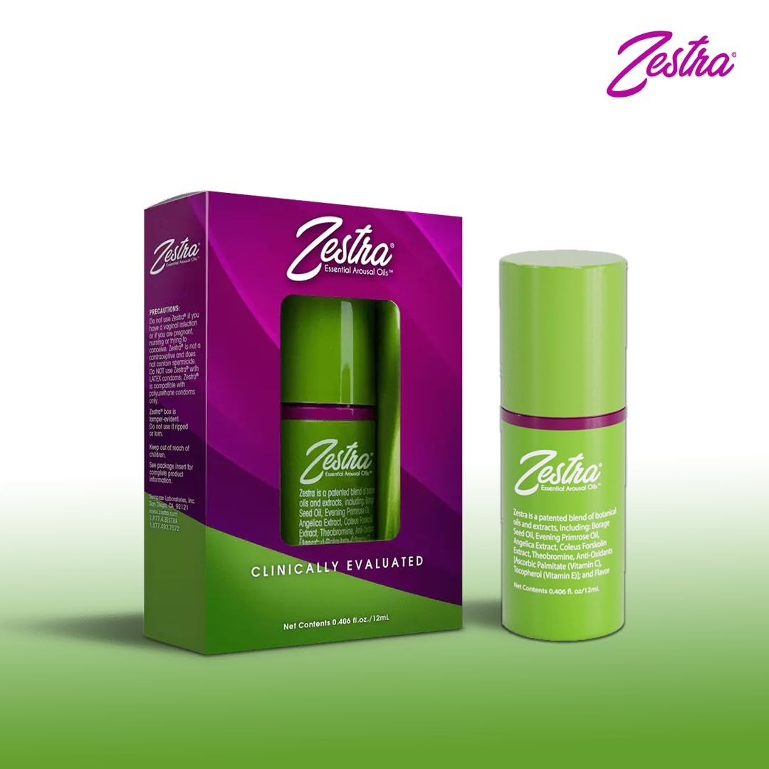 Zestra Essential Arousal Oil Blends - Female Arousal Supplements Instant - No...