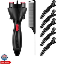 7 Pieces Automatic Braider Set - Electronic Braid Maker, Hair Twister with Co...