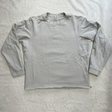 Lululemon Oversized French Terry Crewneck Sweatshirt Seal Grey M