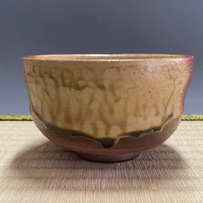 Echizen Ware A586 : Japanese Pottery Chawan Matcha Tea Bowl Tea Ceremony Vintage
