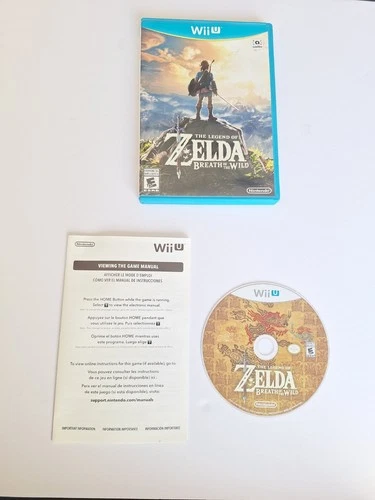 The Legend of Zelda: Breath of the Wild (Nintendo Wii U, 2017) Complete Tested