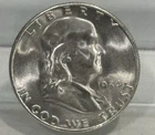 1954-S 50C Franklin Silver Half Dollar 90% Silver BU