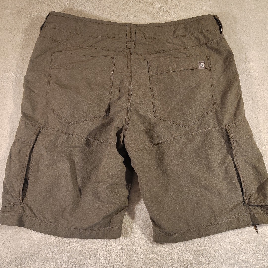 North Face Shorts Men's 34 Outdoors Hiking Flap 6 Pocket Lightweight Beige Cargo thumbnail 11