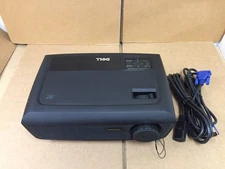 Dell 1210S DLP Projector SVGA 2500 ANSI Lumens VGA S-Video 174 Hours Only