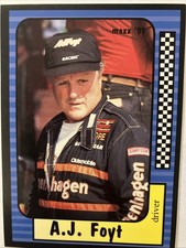 1991 A. J. Foyt Maxx NASCAR Card #14