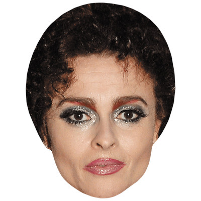 Helena Bonham Carter (Make Up) Celebrity Mask, Flat Card Face, Fancy Dress Mask