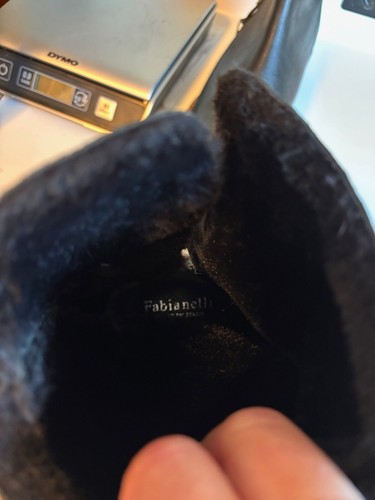 Stivali donna Fabianelli pelle marrone 10 Made in Italy foderati in shearling zip laterale - Foto 6 di 7