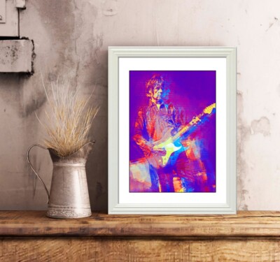 A3 JOHN SQUIRE STONE ROSES ETIHAD 2016 ART RETRO POSTER music CULTURE PRINT HOME