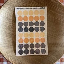 Kawaii Sticker Sheets, Cute Stickers, Small Dot Stickers, Autumn Kawaii Stickers