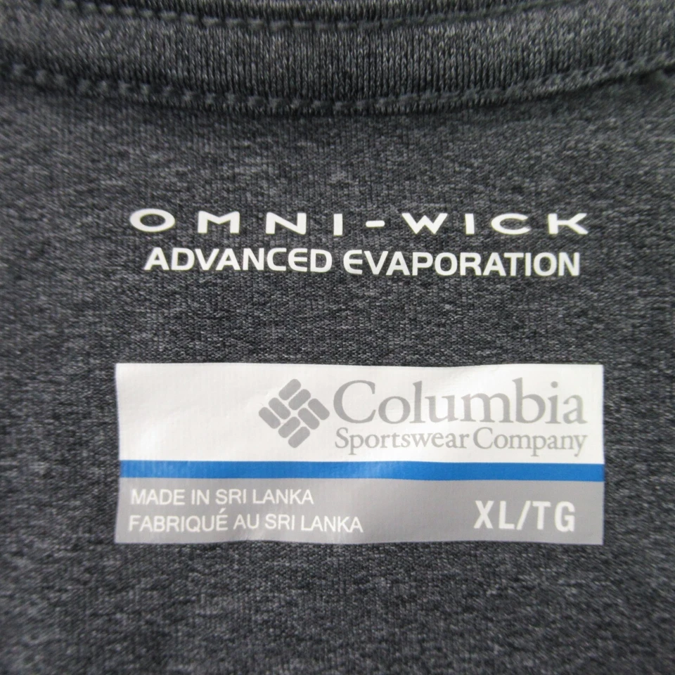 Camisa Columbia para mujer XL manga larga cuello redondo exterior Omniwick gris Foto 4 de 4