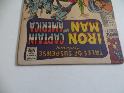 Marvel Comics Tales of Suspense Iron Man/Captain America # 75, Main Cover, 1966. - 第 5/11 張圖片