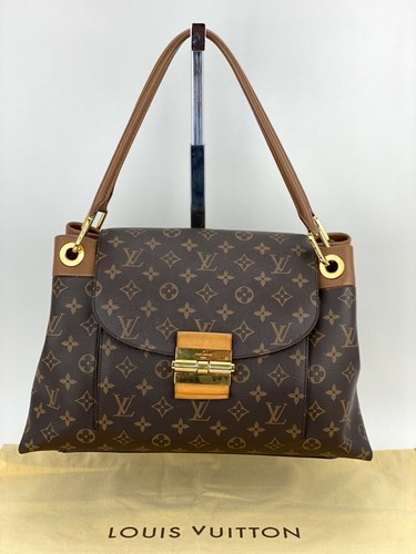 Louis Vuitton HandBag Olympe Monogram Canvas Leather Brown Shoulder Bag  A641 | eBay
